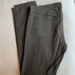 AG Adriano Goldschmied Stilt Cigarette Leg 32R, dark gray